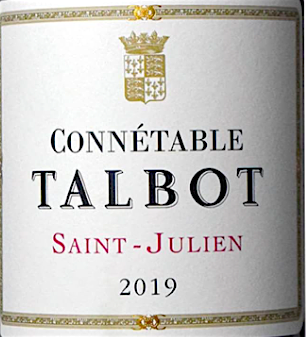 label-connetable-of-chateau-talbot-great-wine-of-medoc-from-saint-julien