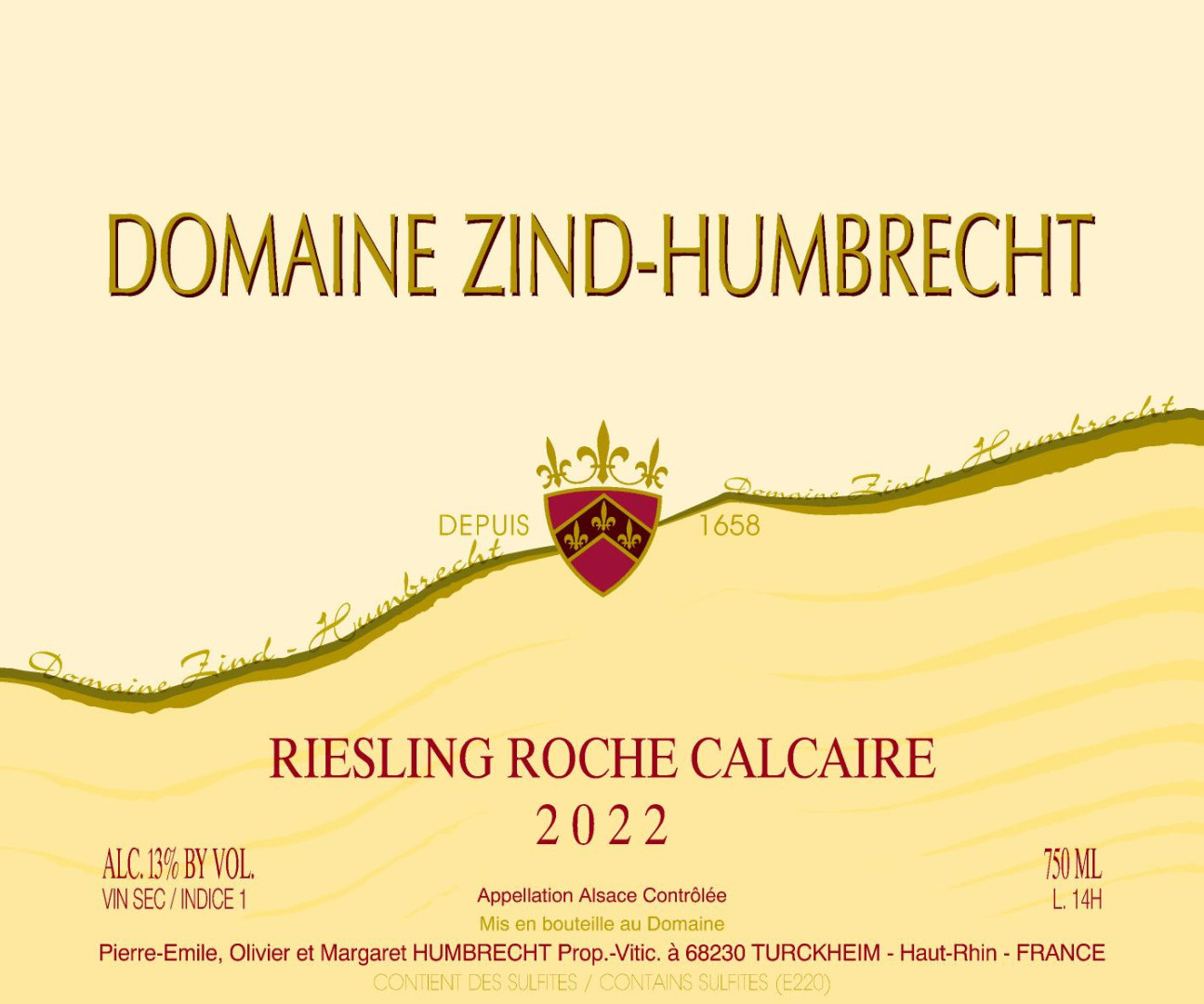 label-wine-zind-humbrecht-riesling-roche-calcaire-2022-alsace