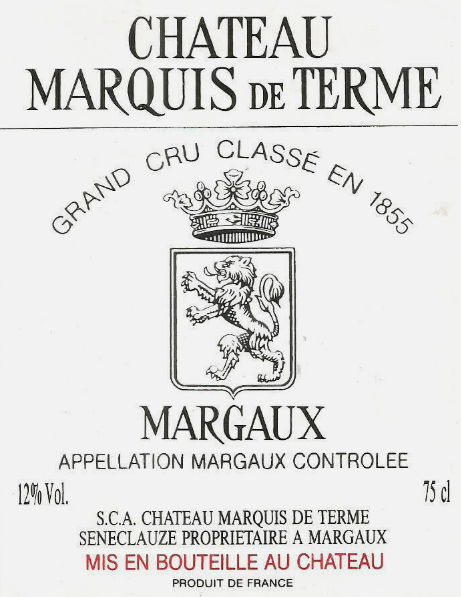 Marquis de Terme, Margaux