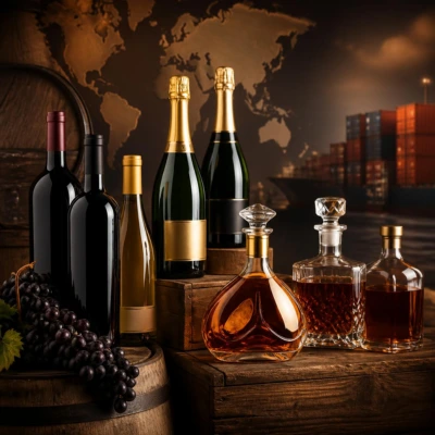 Importer of exceptional wines, champagnes, and spirits, housed in a traditional stone cellar filled with barrels and bottles