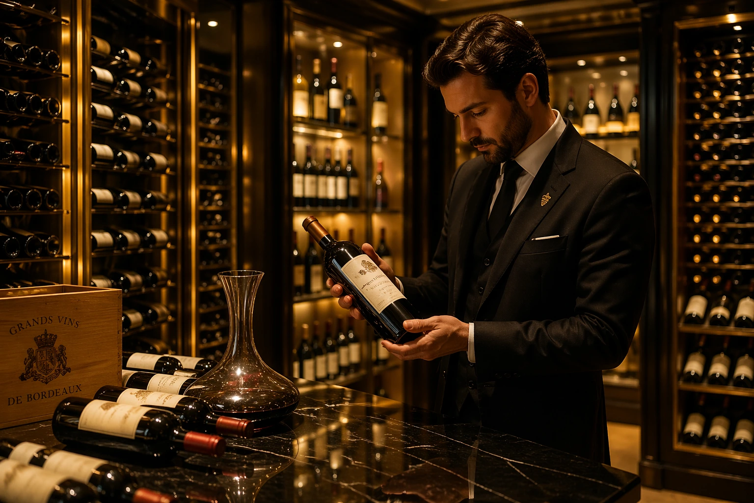 l’hôtellerie de luxe rencontre Legrand vin